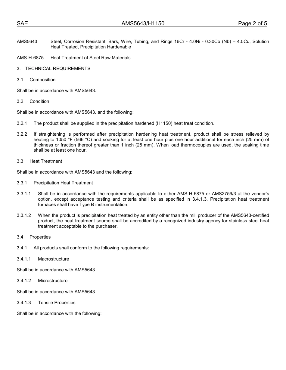 SAE AMS 5643-H1150-2013.pdf_第2页