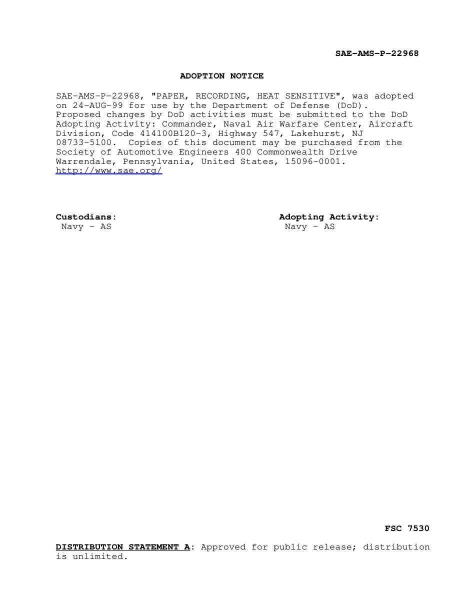 SAE AMS-P-22968-1999.pdf_第1页