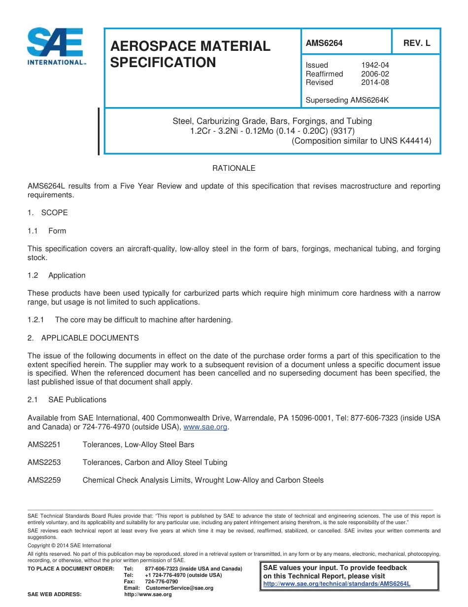 SAE AMS 6264L-2014.pdf_第1页