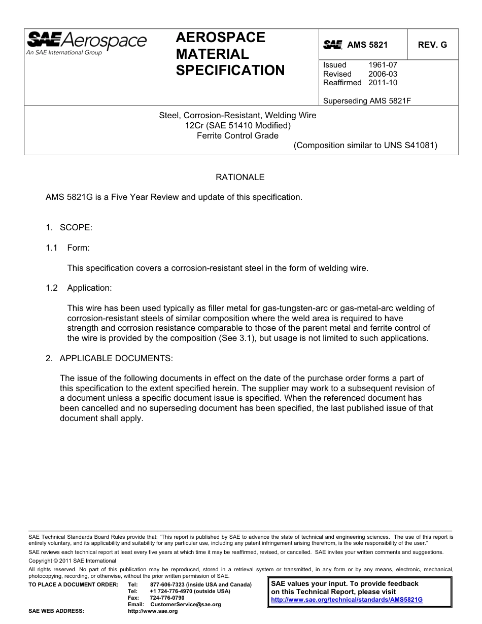 SAE AMS 5821G-2011.pdf_第1页