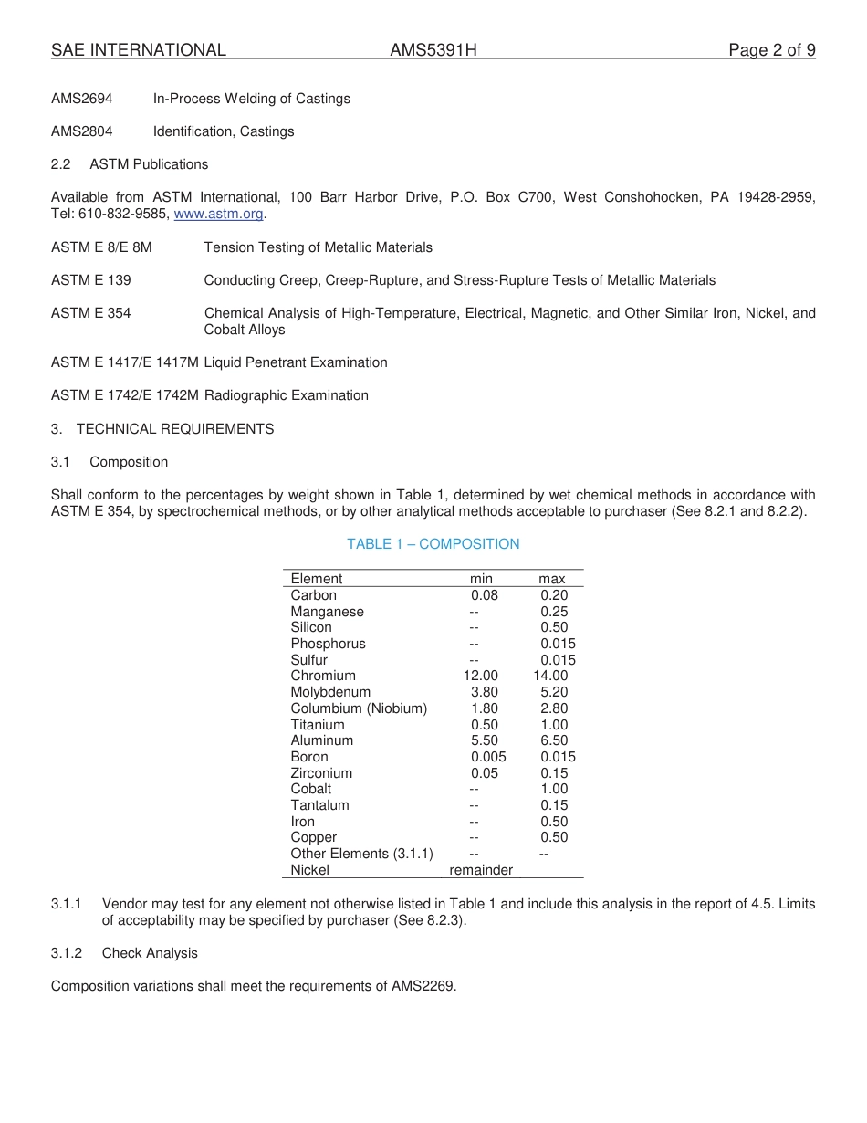 SAE AMS 5391H-2014.pdf_第2页