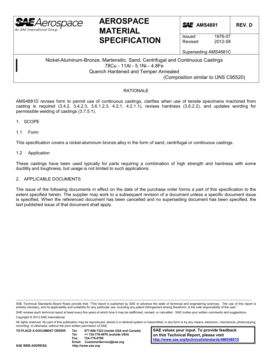 SAE AMS 4881D-2012.pdf_第1页