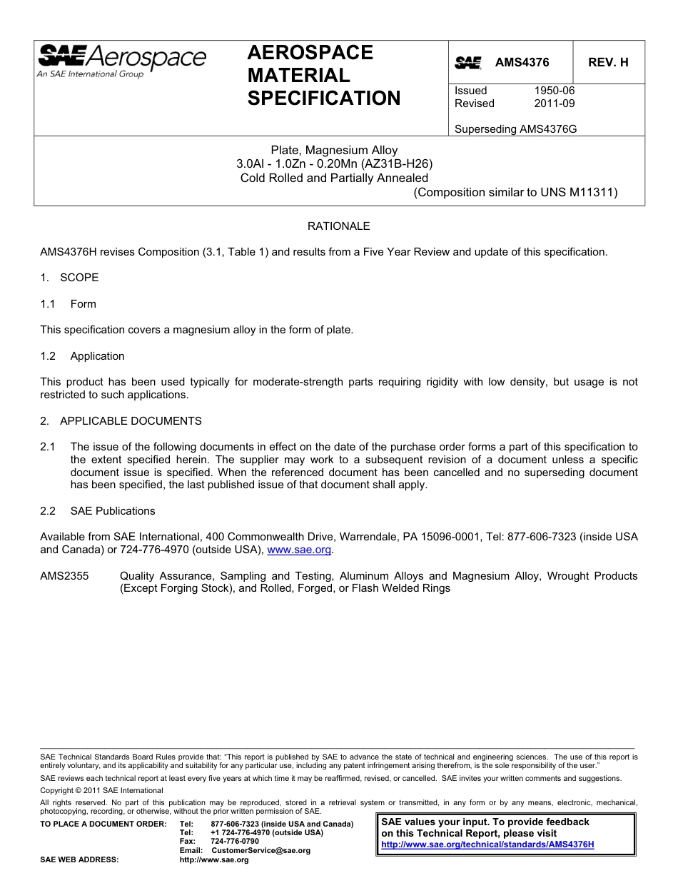 SAE AMS 4376h-2011.pdf_第1页
