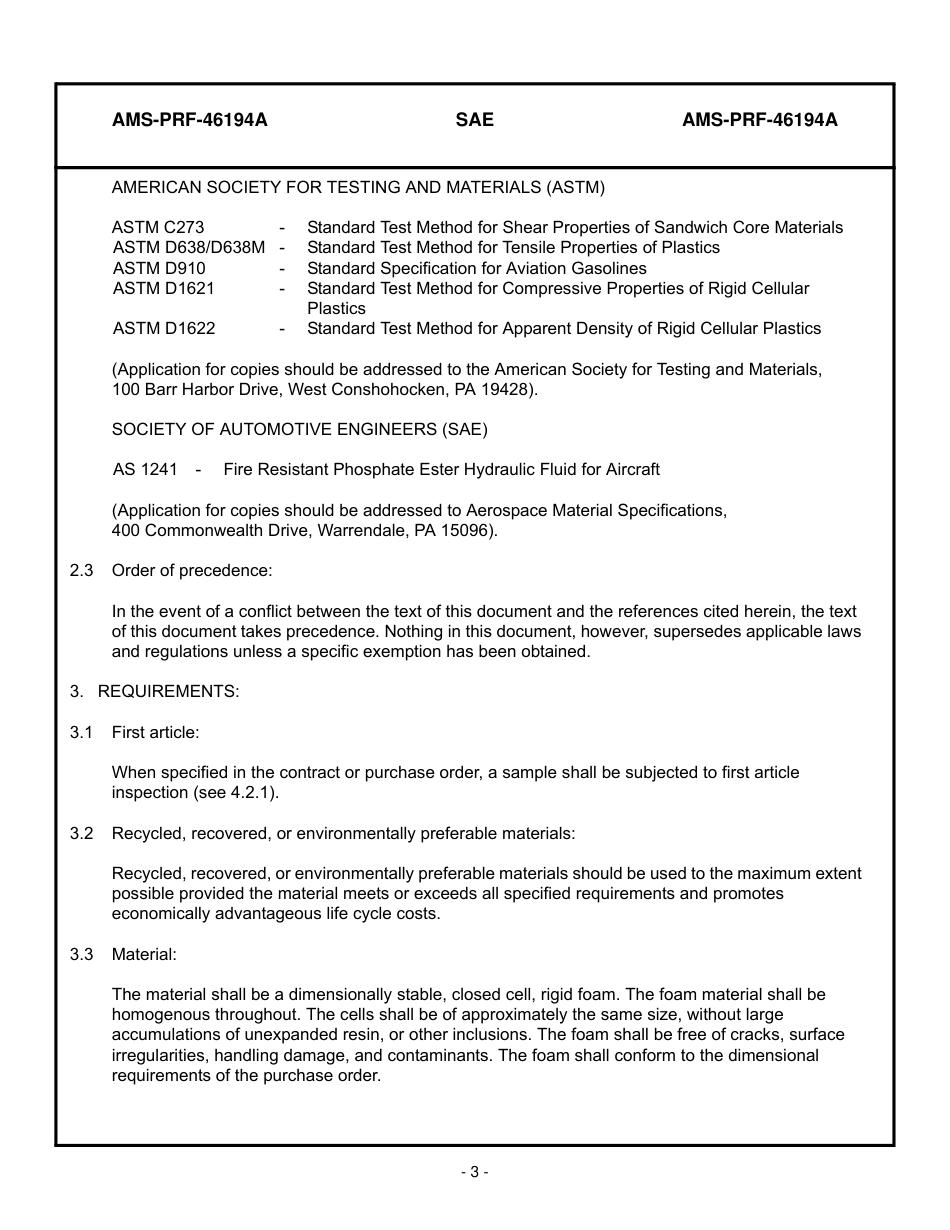 SAE AMS-PRF-46194A-2003.pdf_第3页