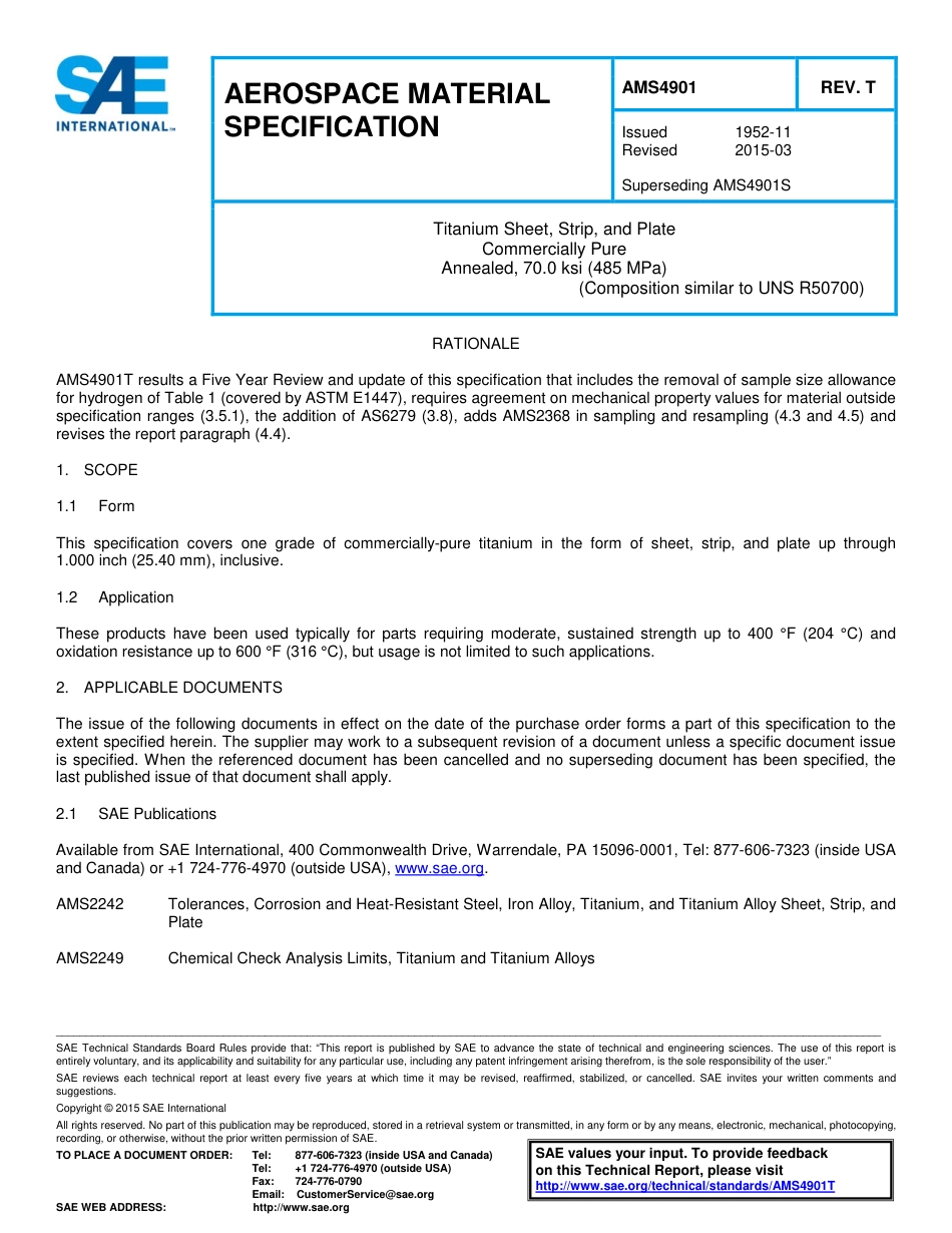 SAE AMS 4901T-2015.pdf_第1页