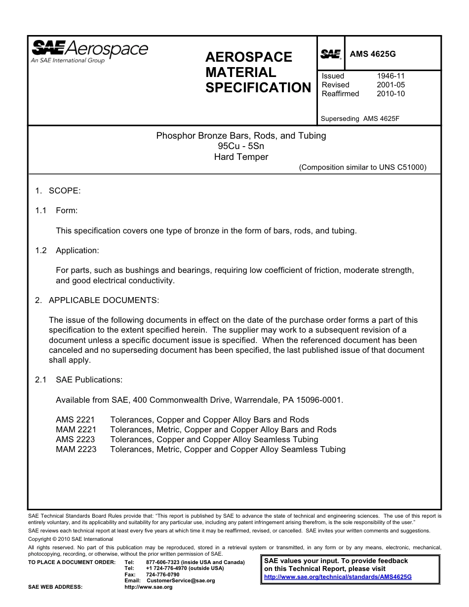 SAE AMS 4625G-2010.pdf_第1页