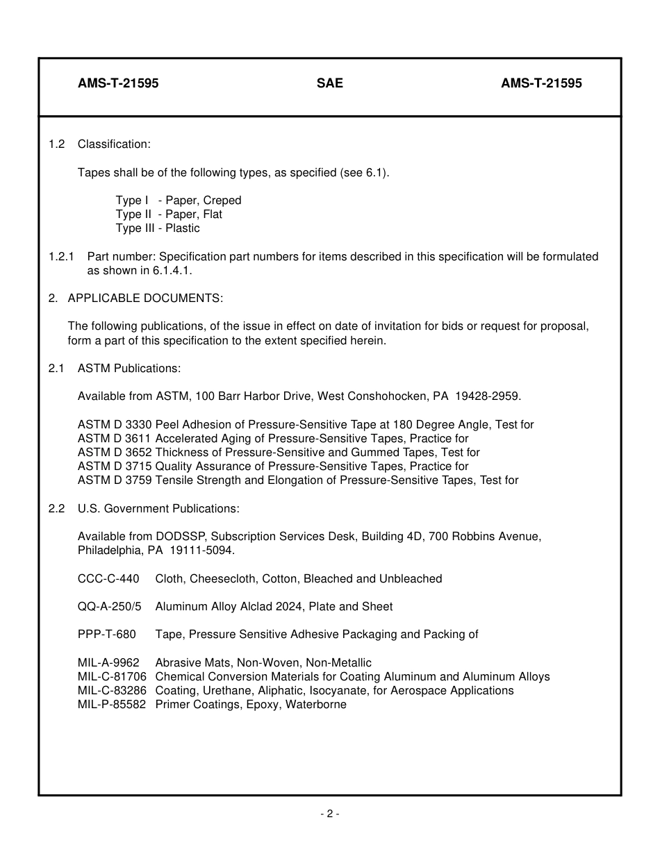 SAE AMS-T-21595-1998.pdf_第3页