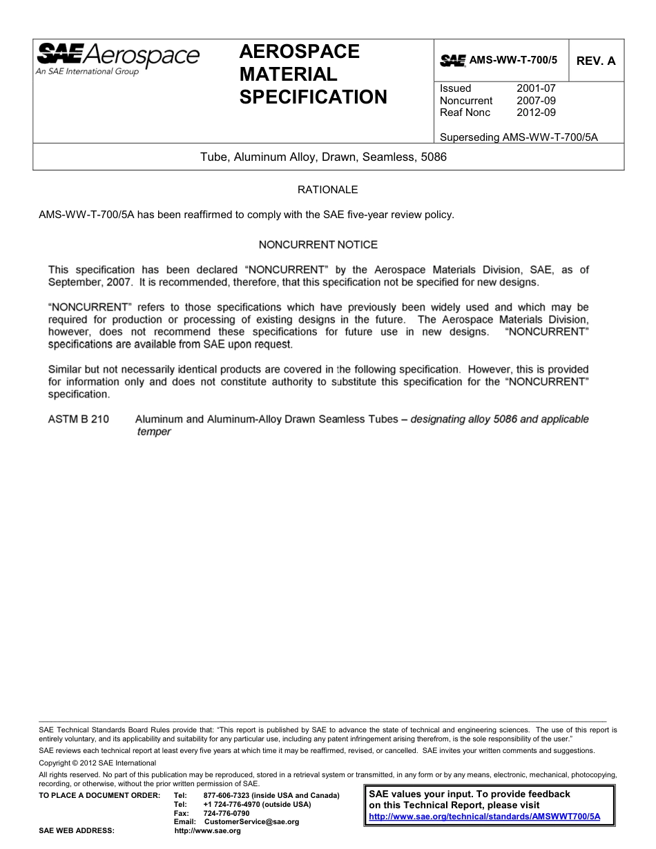 SAE AMS-WW-T-700-5A-2012.pdf_第1页