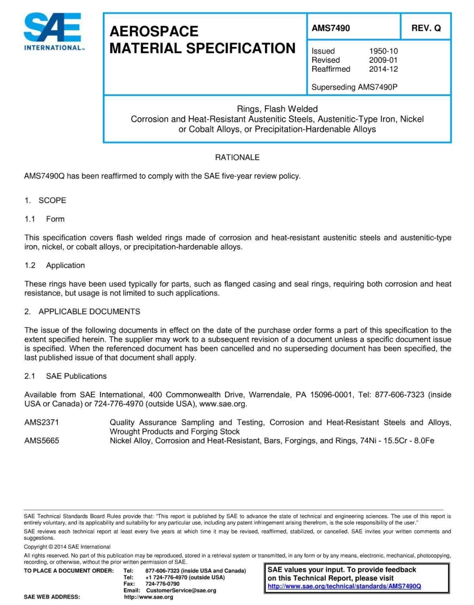 SAE AMS 7490Q-2014 scan.pdf_第1页