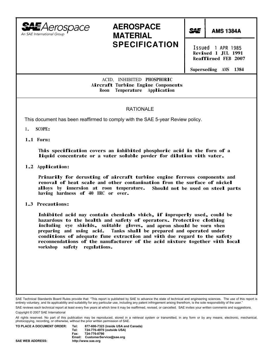 SAE AMS 1384A-2007.pdf_第1页