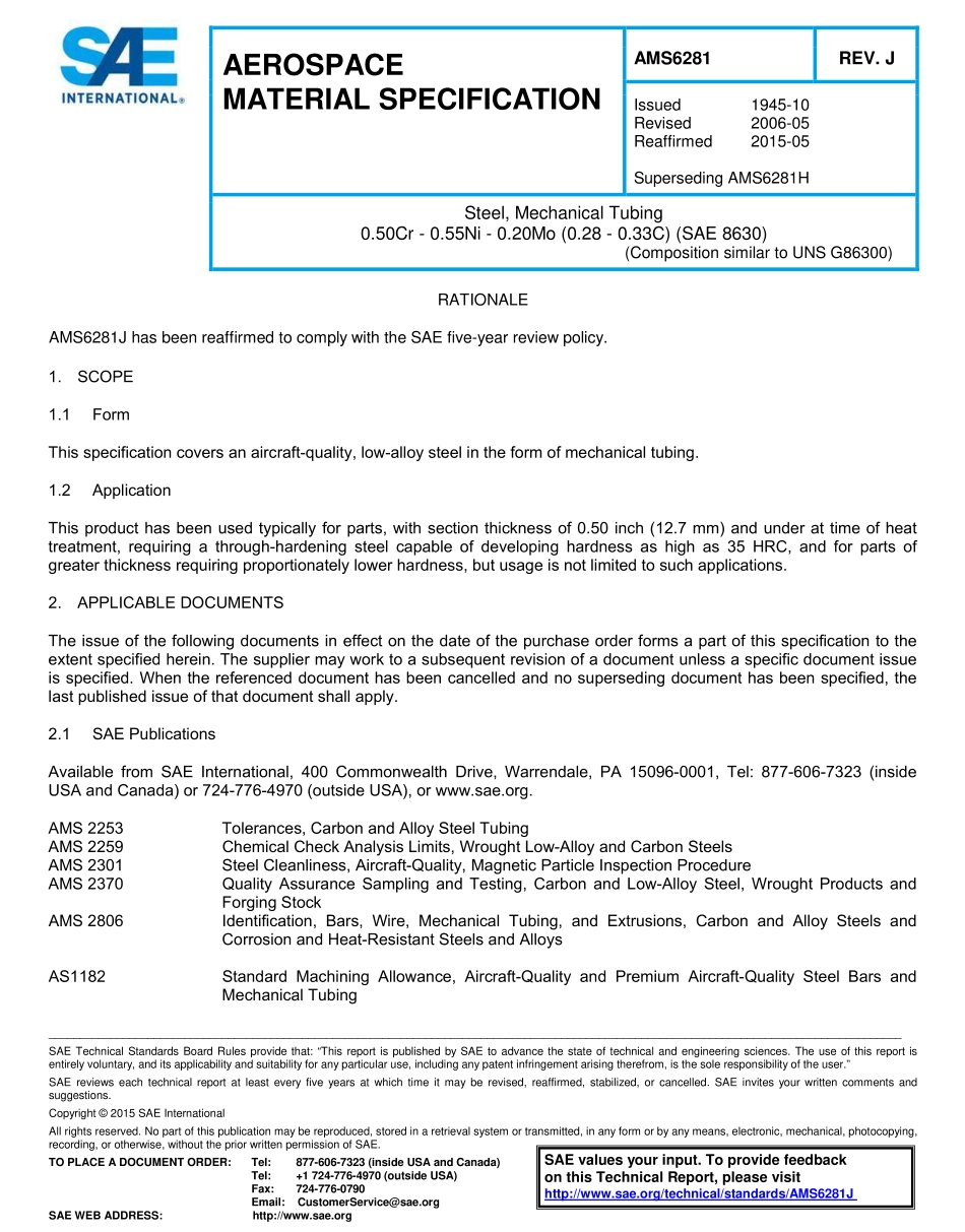 SAE AMS 6281J-2015.pdf_第1页
