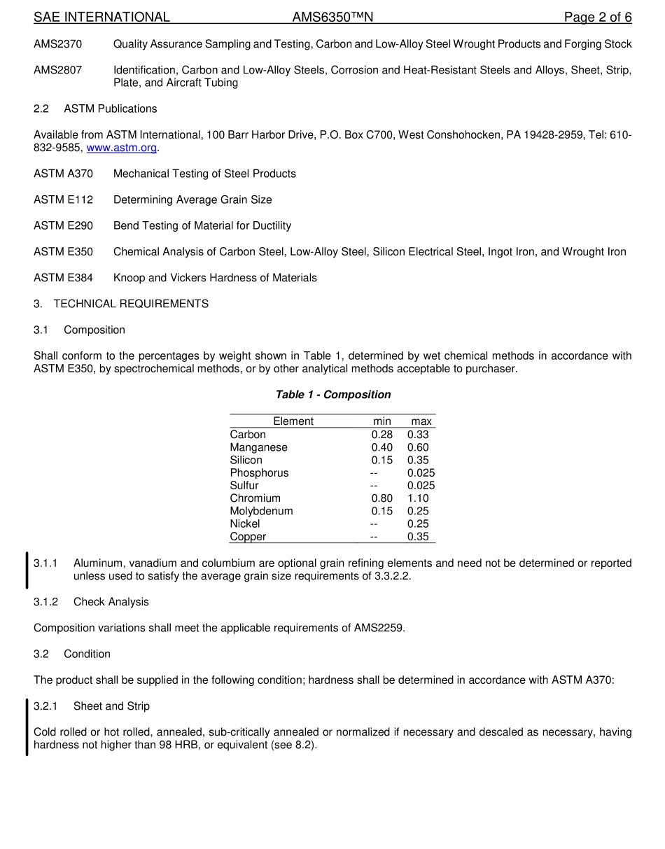 SAE AMS 6350N-2015.pdf_第2页