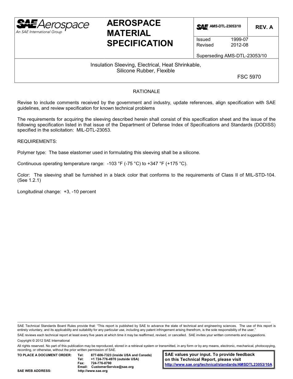 SAE AMS-DTL-23053-10A-2012.pdf_第1页