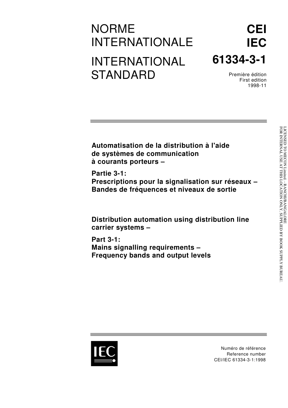 IEC 61334-3-1-1998 (2).pdf_第1页