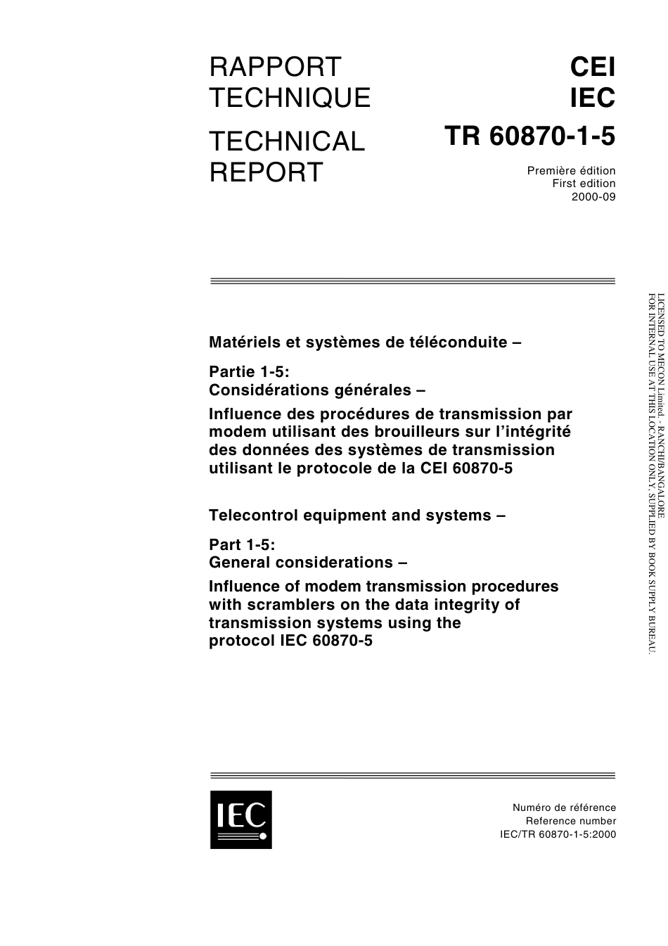 IEC TR 60870-1-5-2000.pdf_第1页