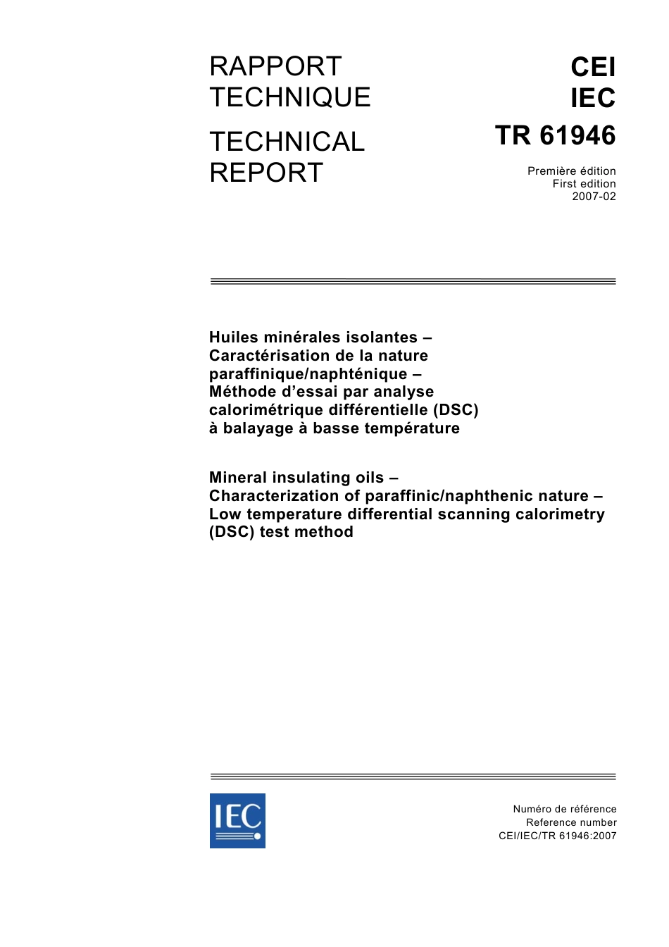 IEC TR 61946-2007.pdf_第1页