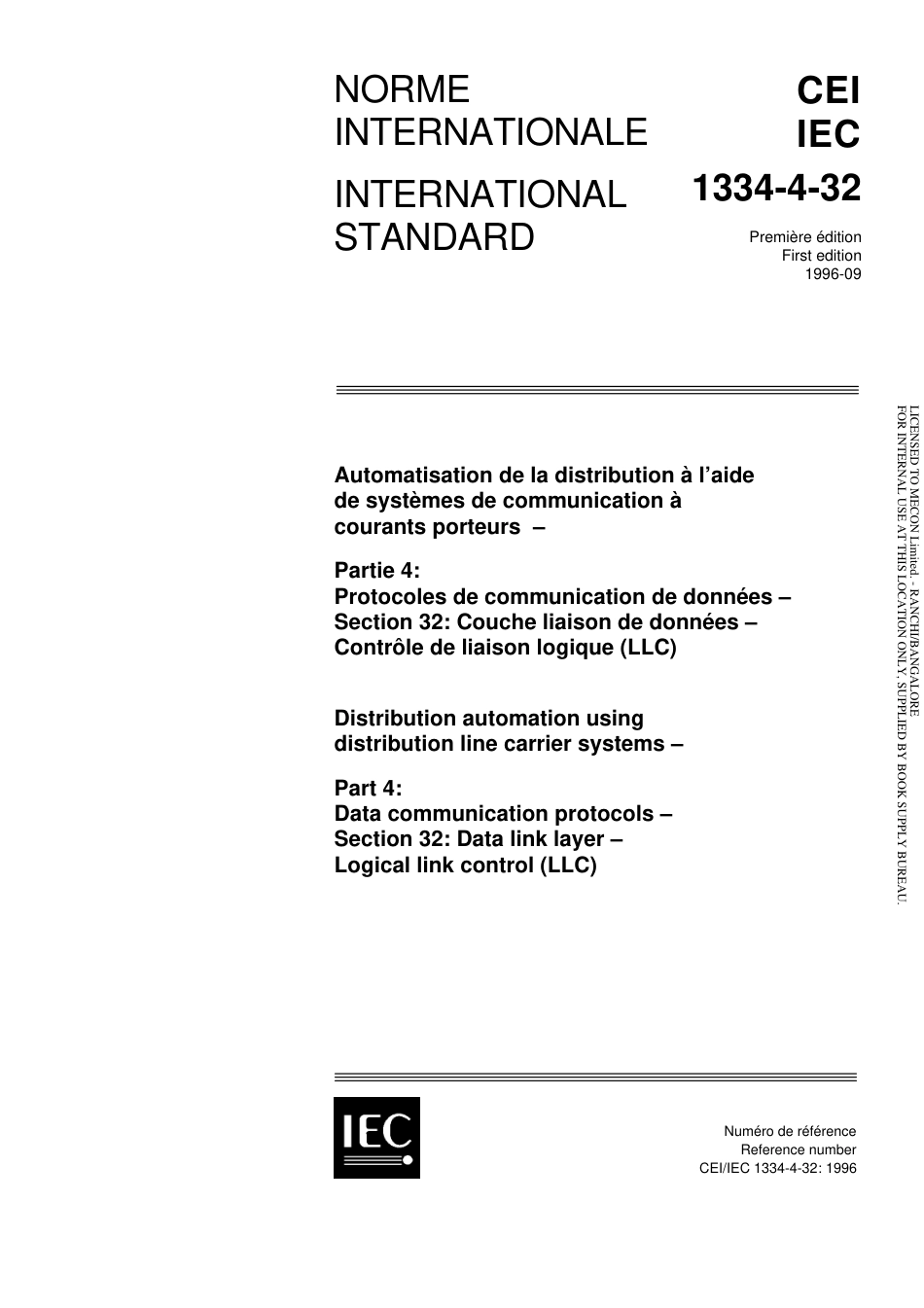IEC 61334-4-32-1996 (2).pdf_第1页