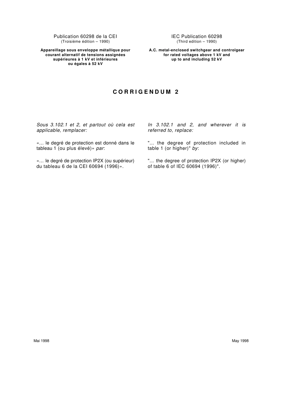 IEC 60298-1990 cor2-1998.pdf_第1页