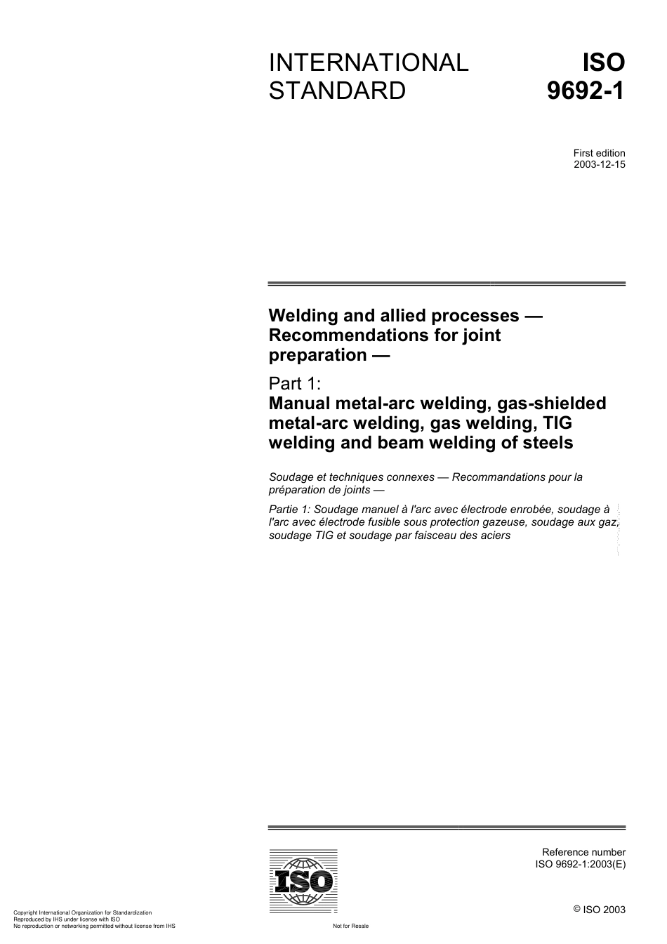 ISO 9692-1-2003.pdf_第1页