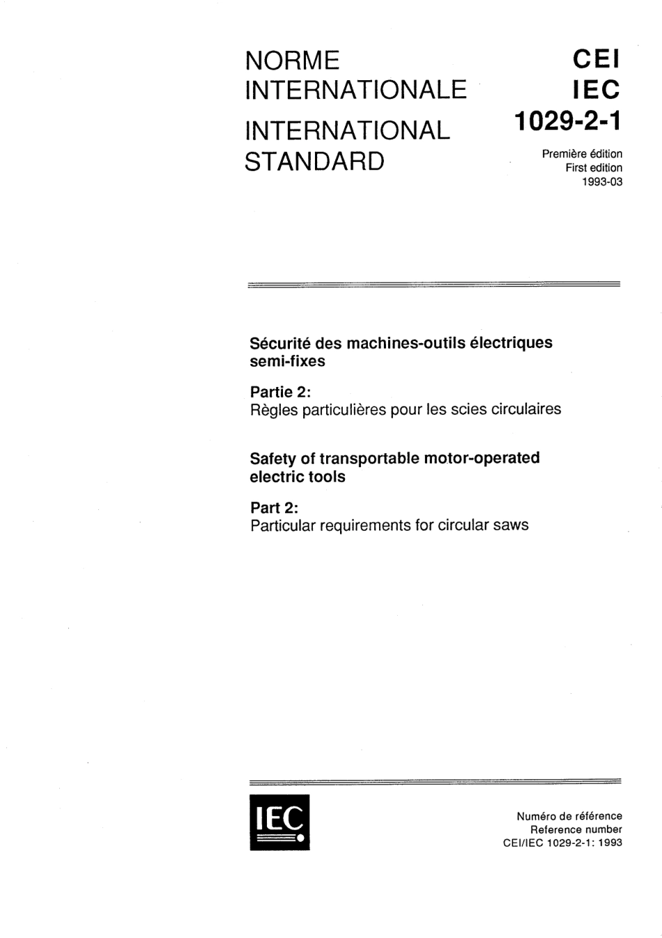 IEC 61029-2-1-1993 scan.pdf_第1页