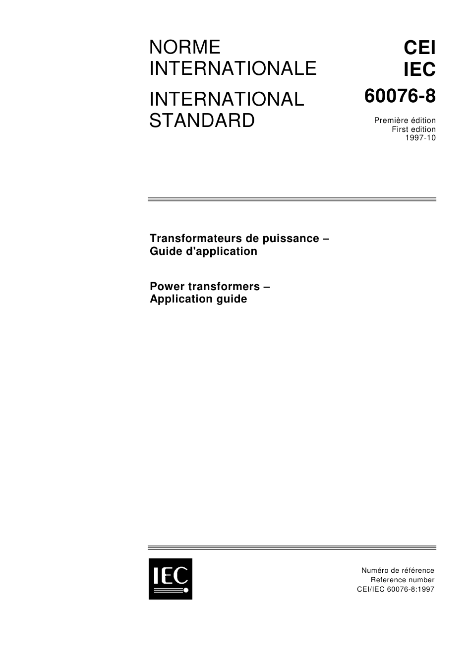 IEC 60076-8-1997.pdf_第1页