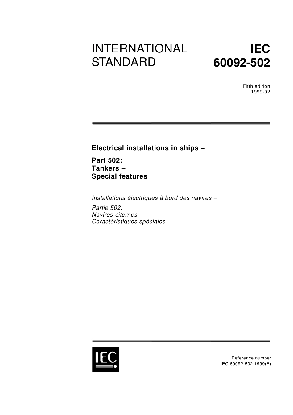 IEC 60092-502-1999.pdf_第1页
