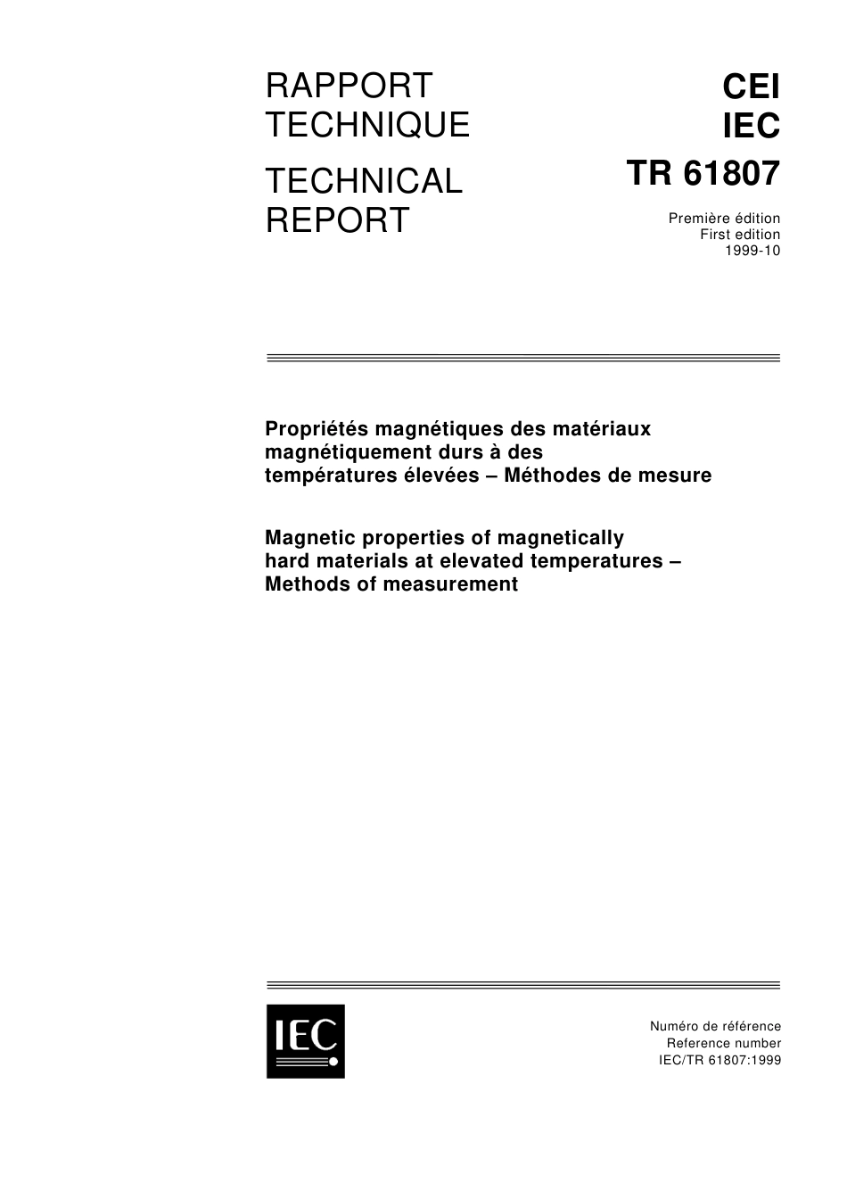IEC TR 61807-1999.pdf_第1页
