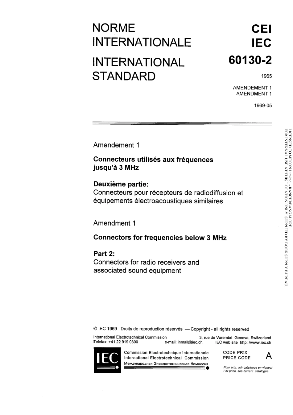 IEC 60130-2-1965 amd1-1969 scan.pdf_第1页