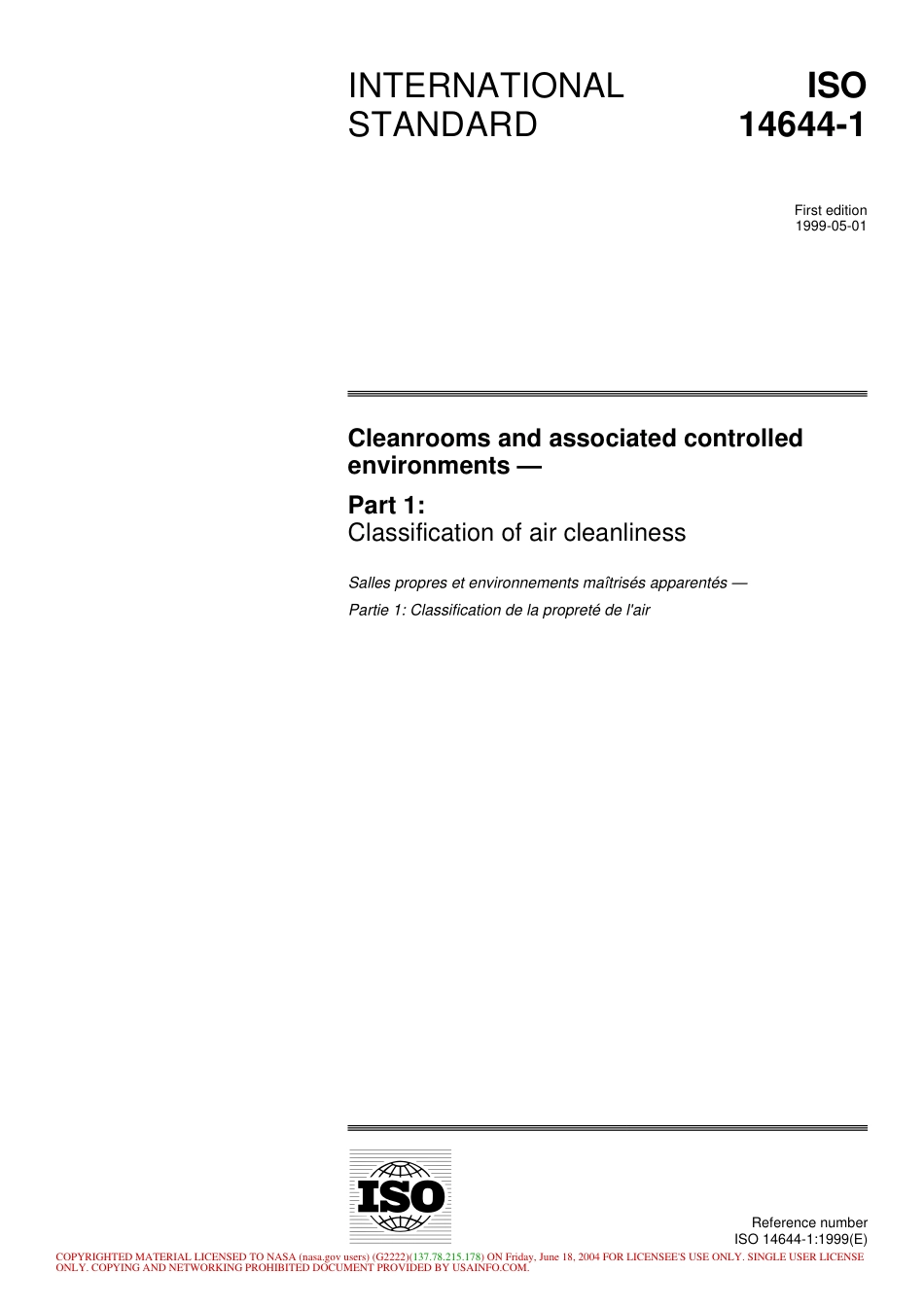 ISO 14644-11999.pdf_第1页