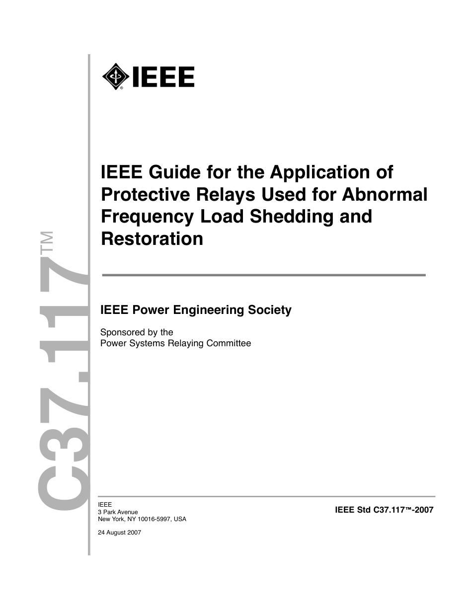IEEE Std C37.117-2007.pdf_第1页