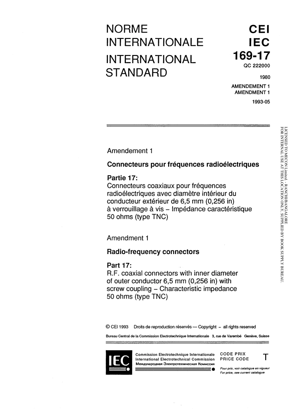 IEC 60169-17-1980 amd1-1993 scan.pdf_第1页