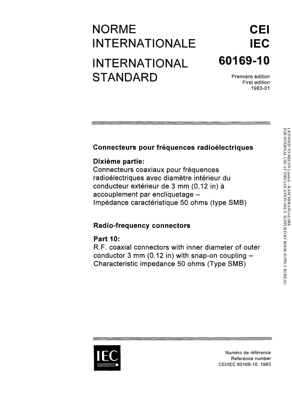 IEC 60169-10-1983 scan.pdf_第1页