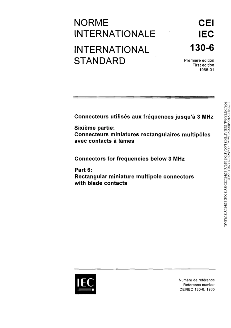 IEC 60130-6-1965 scan.pdf_第1页