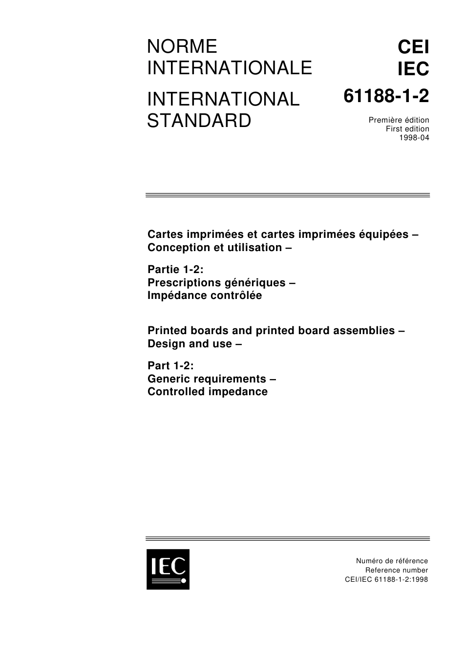 IEC 61188-1-2-1998.pdf_第1页