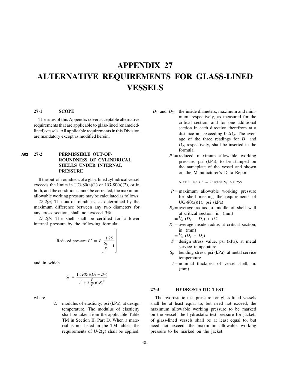 ASME SEC VIII D1 MA APP 27.pdf_第1页