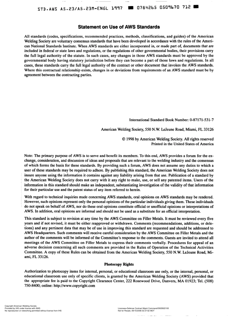 AWS A5.23-97 Specification for Low Alloy Steel Electrodes and Fluxes for Submerged Arc Welding.pdf_第3页