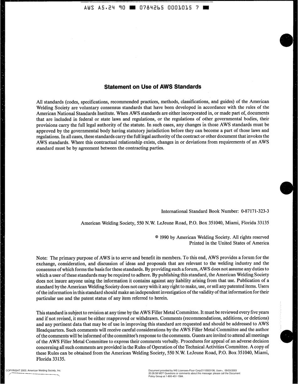AWS A5.24-90 Specification for Zirconium and Zirconium Alloy Welding Electrodes and Rods.pdf_第3页