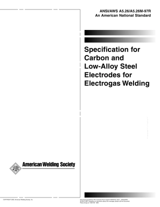 AWS A5.26 A5.26M-97R Specification for Carbon and Low-Alloy Steel Electrodes and Electrogas Welding.pdf