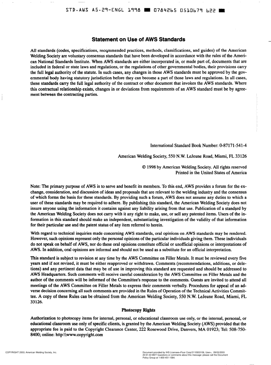 AWS A5.29-98 Specification for Low-Alloy Steel Electrodes for Flux Cored Arc Welding.pdf_第3页