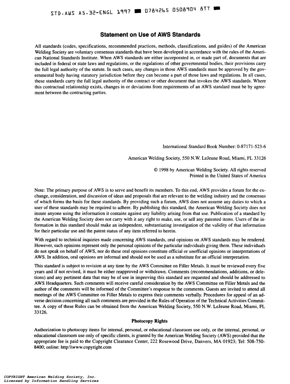 AWS A5.32-97 Specification for Welding Shielding Gases.pdf_第3页