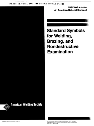AWS A2.4-98 Standard Symbols for Welding, Brazing, and Nondestructive Examination.pdf