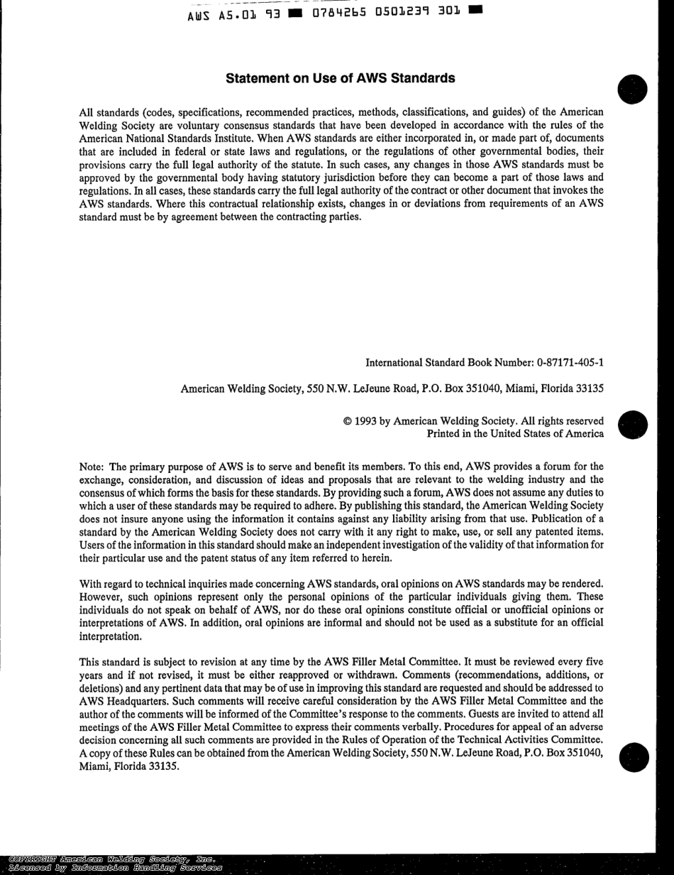 AWS A5.01-93 Filler Metal Procurement Guidelines.pdf_第3页