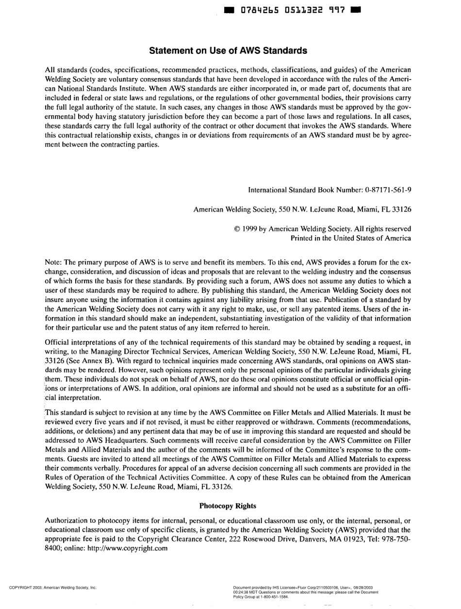 AWS A5.3-99 Specification for Consumable Inserts.pdf_第3页