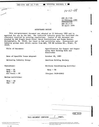 AWS A5.7-1984 铜和铜合金裸焊条和电焊条规范.pdf