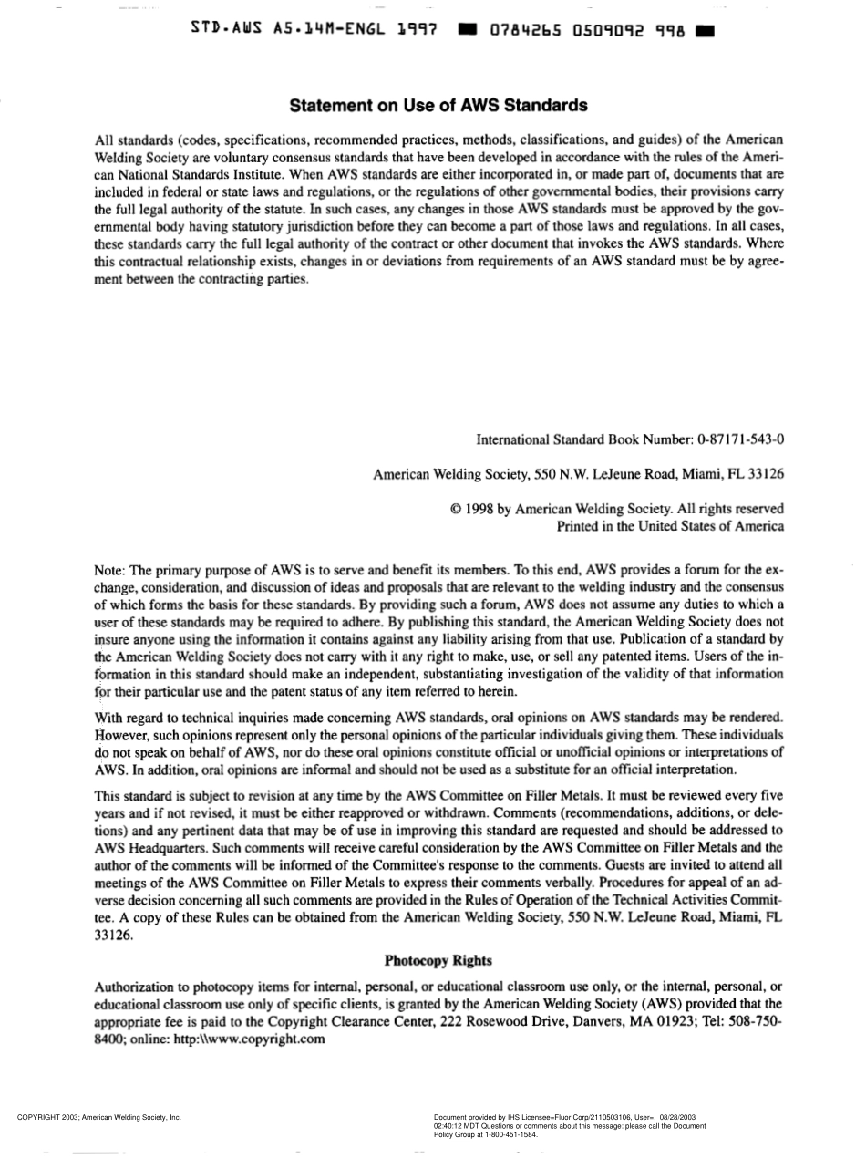 AWS A5.14-97 Specification for Nickel and Nickel-Alloy Bare Welding Electrodes and Rods.pdf_第3页
