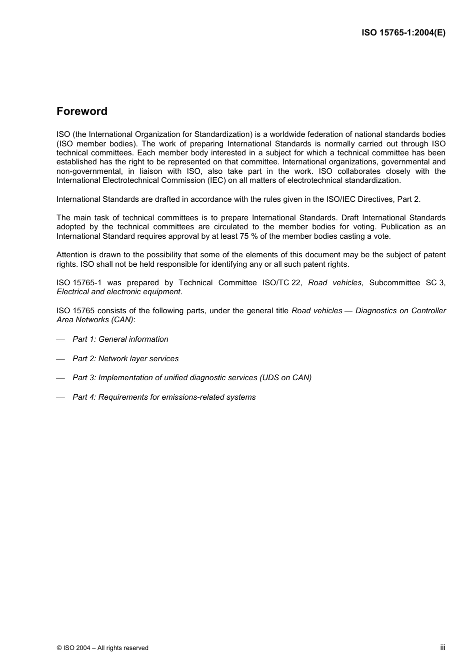 ISO 15765-1-2004 EN Road vehicles-diagnostics on controller area networks (CAN) part1 General information.pdf_第3页