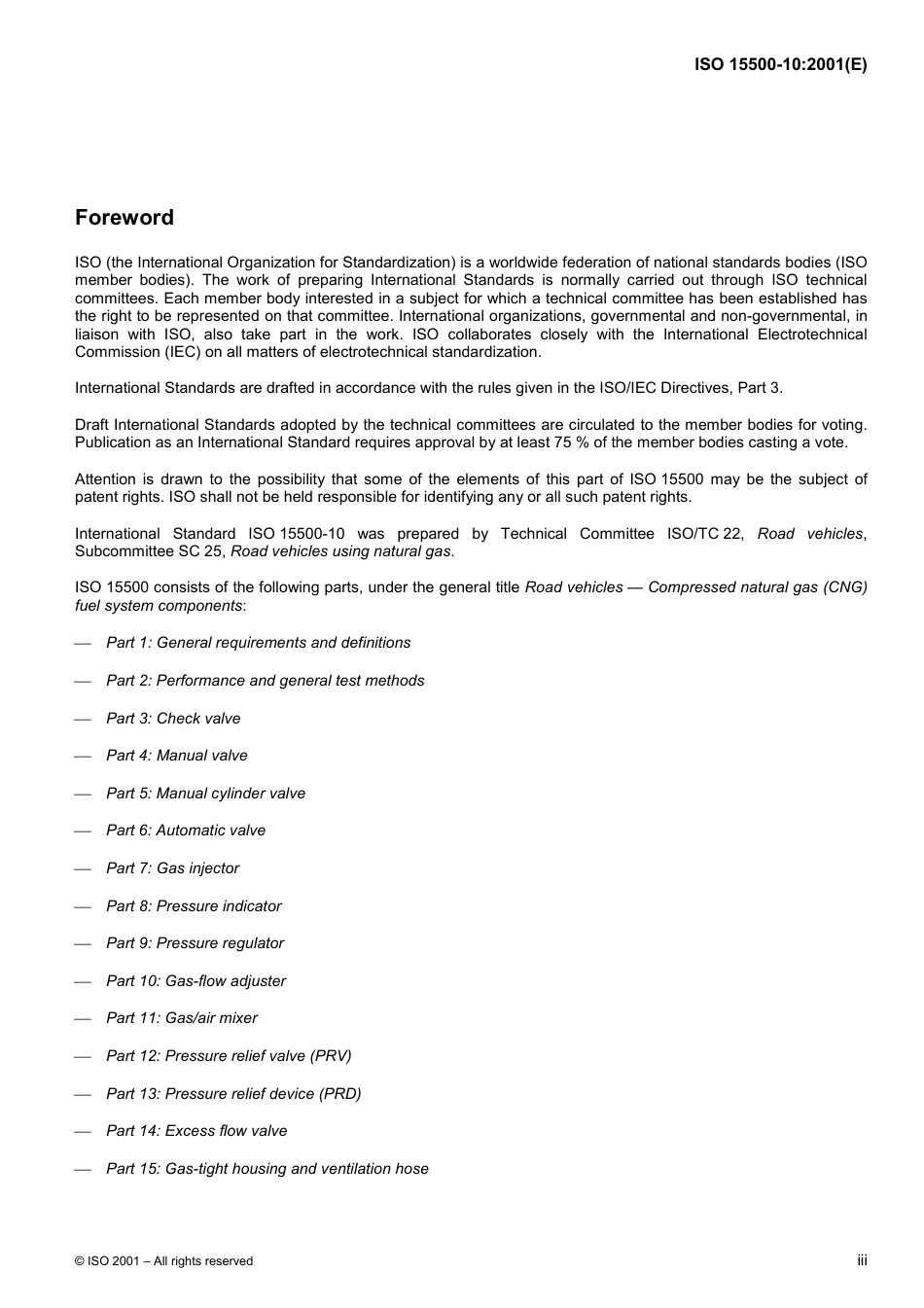 ISO 15500-10-2003 EN Road vehicles-compressed natural gas(CNG) fuel system components part10 Gas-flow adjuster.pdf_第3页