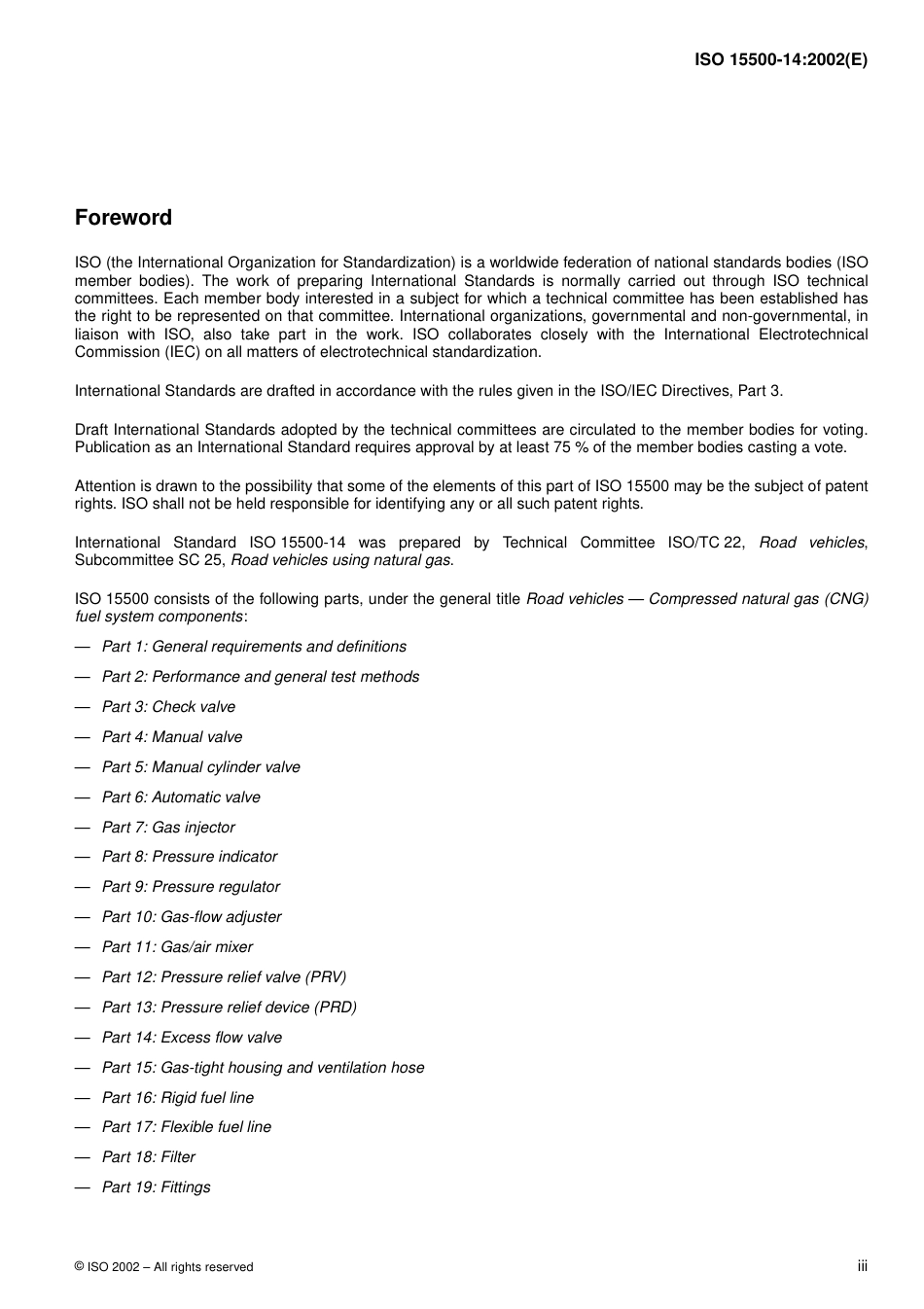 ISO 15500-14-2002 EN Road vehicles-compressed natural gas(CNG) fuel system components part14 Excess flow valve.pdf_第3页