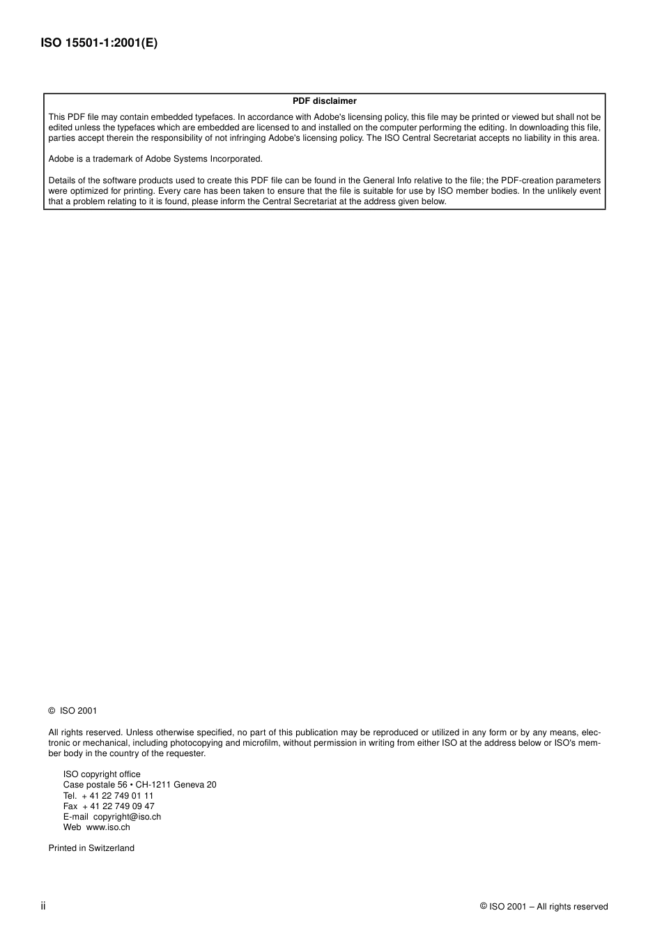 ISO 15501-1-2001 EN Road vehicles-compressed natural gas(CNG) fuel systems part1 Safety requirements.pdf_第2页