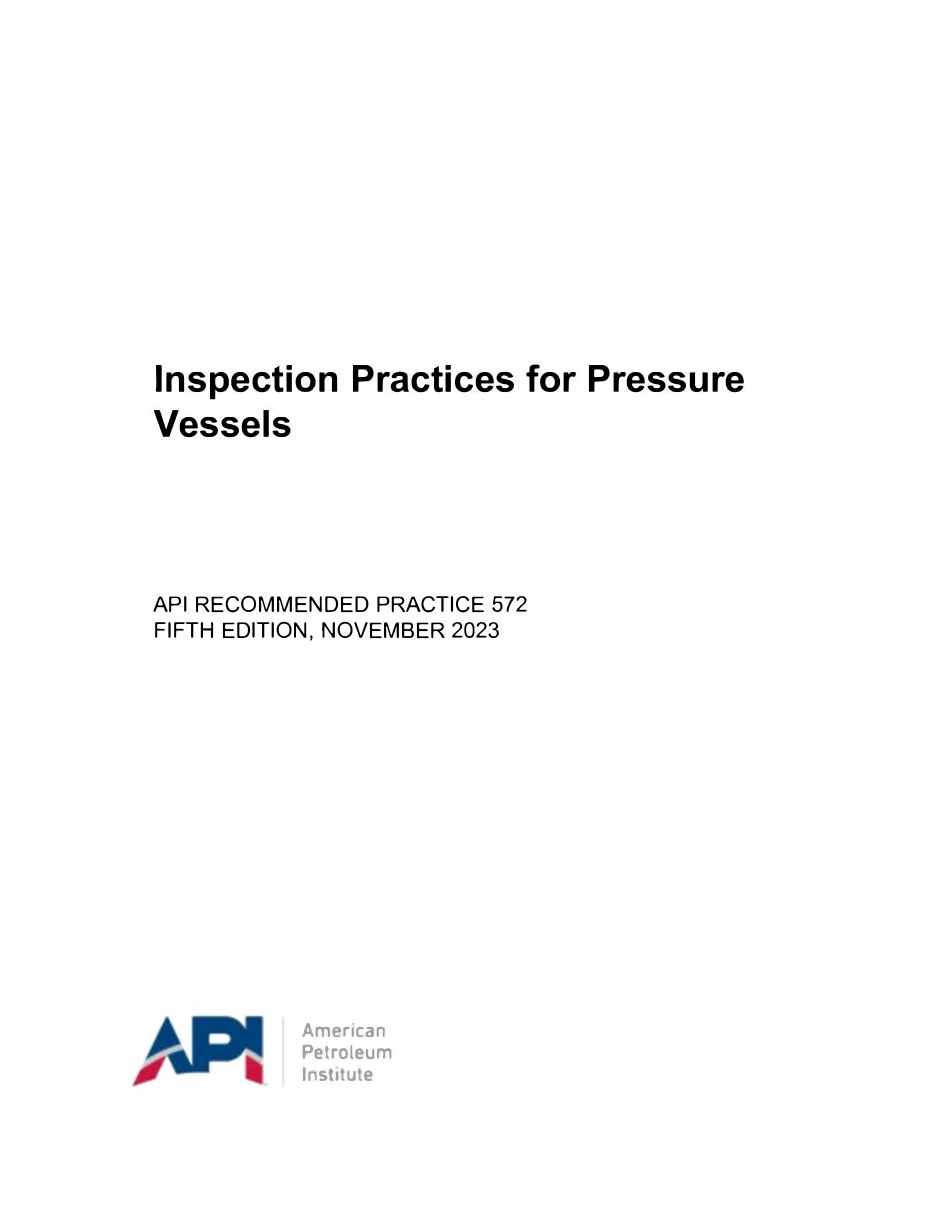 API RP 572-2023 压力容器检验规程.pdf_第1页
